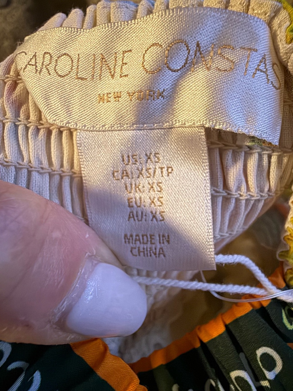 Caroline Constas Linen Euro Summer Maxi Sundress NWT - Picture 11 of 12